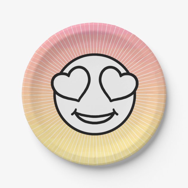 Love Emoji Coloring Plates (Front)