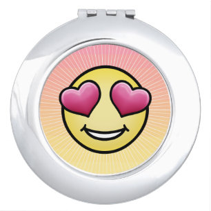 Love Emoji Compact Mirror