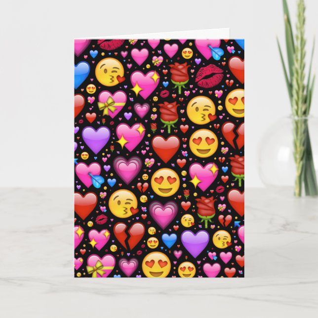 Love Emoji Customized Card (Front)