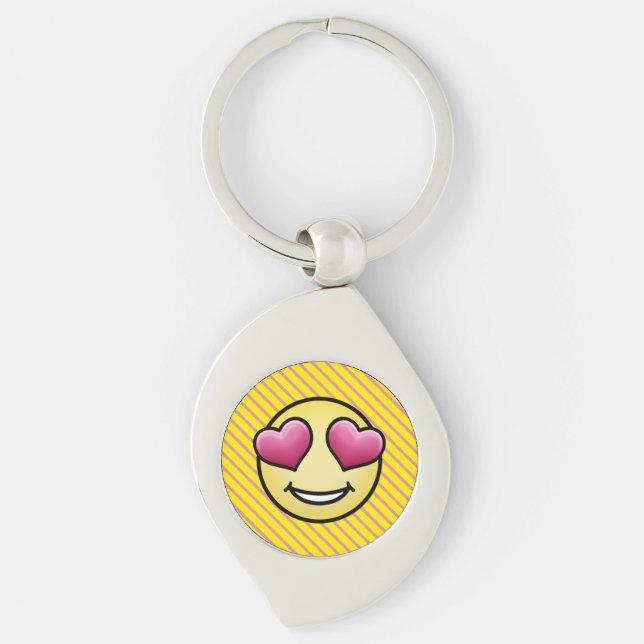 Love Emoji Keychain (Front)