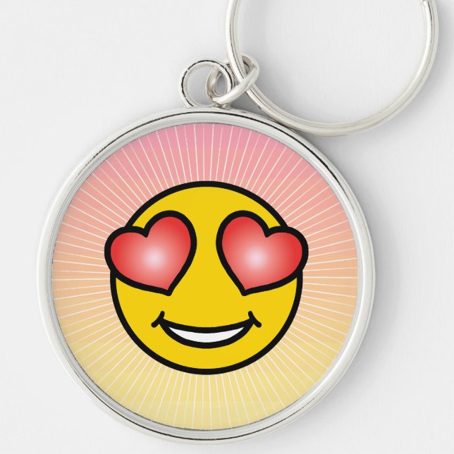 Love Emoji Keychain (Front)