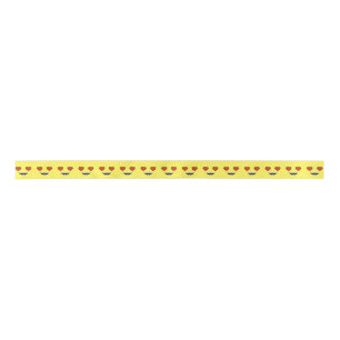 Love Emoji Satin Ribbon