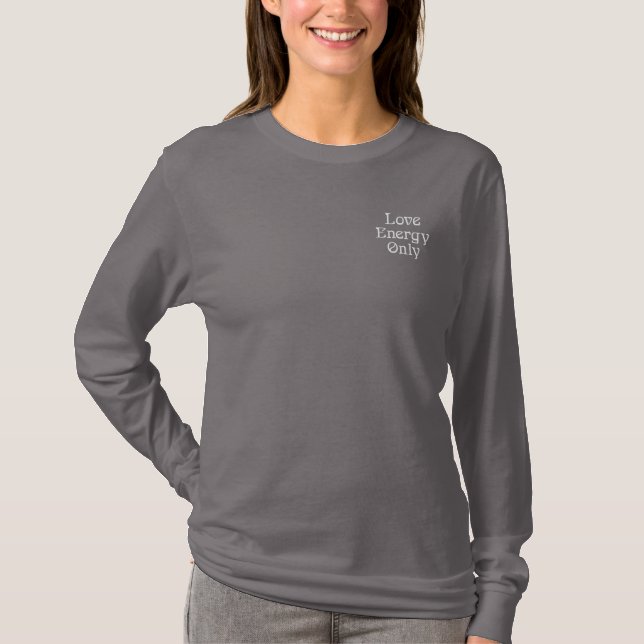 Love Energy Embroidered Shirt (Front)