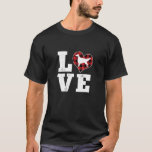 Love English Setter Dog Lover Gifts Dog Owner Vale T-Shirt