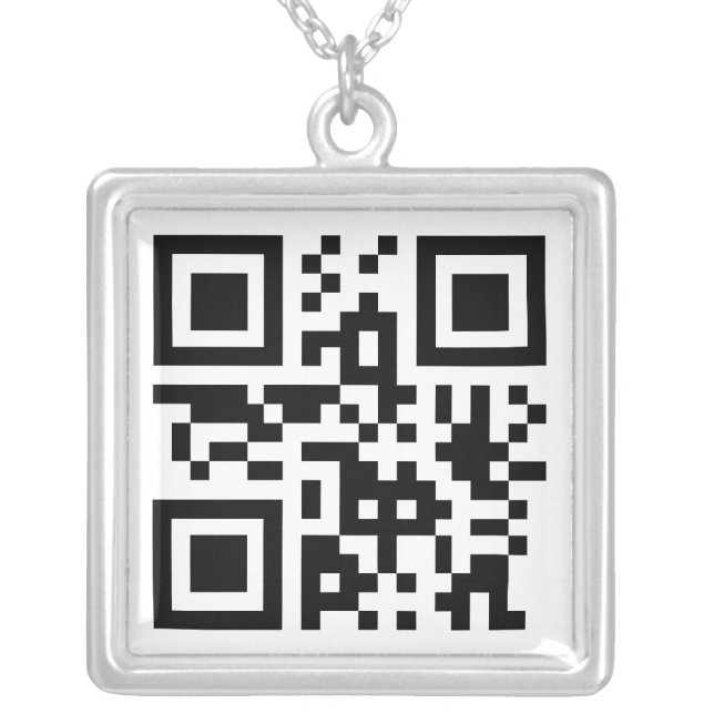 Love - English Silver Plated Necklace (Front)