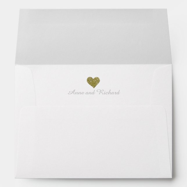 love envelope for wedding announcements (Back (Bottom))
