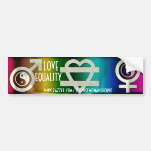 Love Equality Bumper Sticker