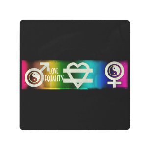 Love Equality Metal Print