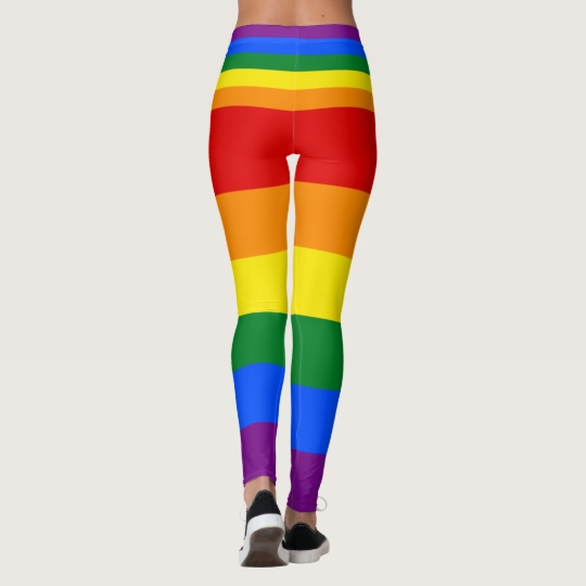 Love Equality Rainbow Flag LGBT Lesbian Gay Pride Leggings | Zazzle.com