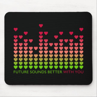 Love Equalizer Valentine's Day Mouse Pad