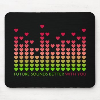 Love Equalizer Valentine's Day Mouse Pad by BluePlanet at Zazzle