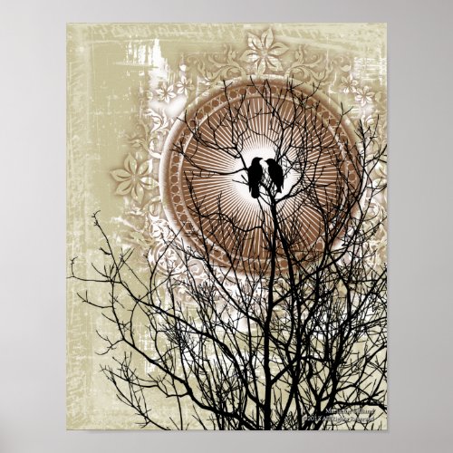 Love Eternal Gothic Art Poster