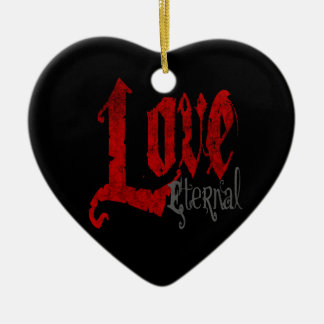 Love Eternal Love's Embrace Keepsake Gothic Ceramic Ornament