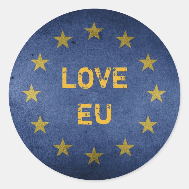 Love EU Anti Brexit Sticker (Front)