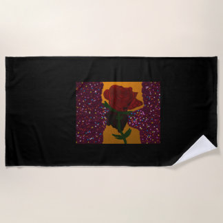 Love Ever After in the Garden Beach Towel