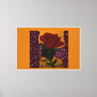 Love Ever After in the Garden Canvas Print