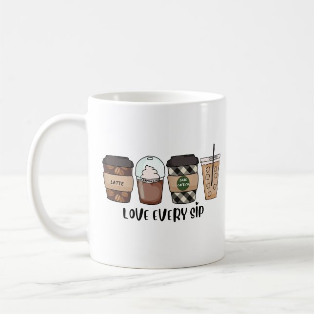 Love Every Sip Coffee Mug (Left)