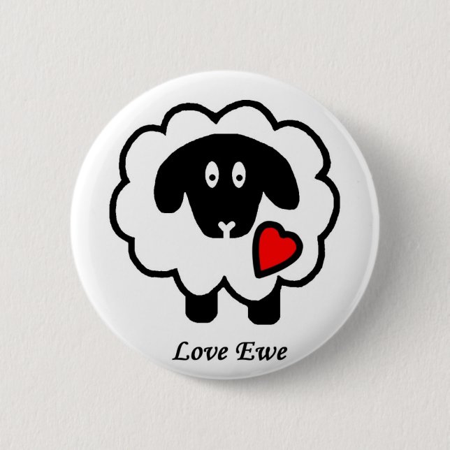 Love Ewe Button (Front)