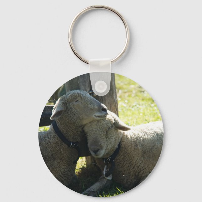 Love Ewe Sheep Keychain (Front)