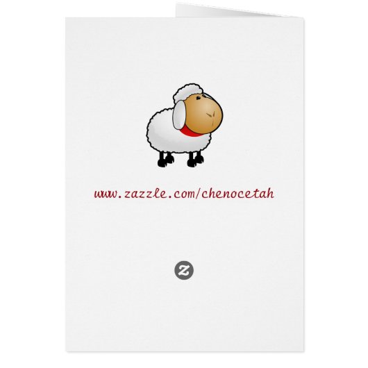 Love Ewe (you) Card (Back)