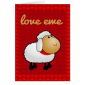 Love Ewe (you) Card (Front)