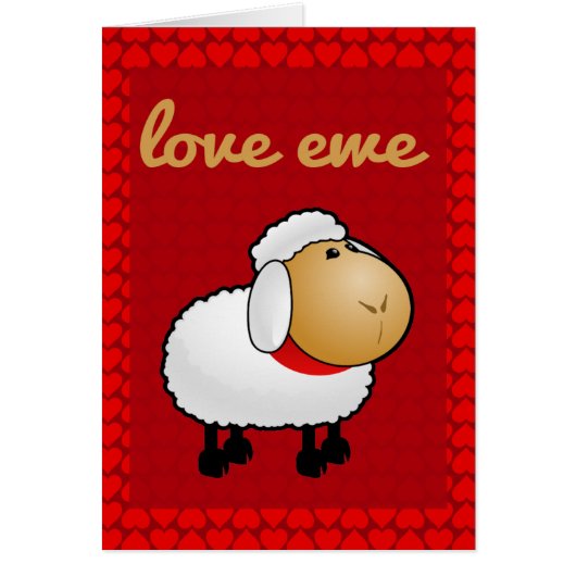 Love Ewe (you) Card (Front)