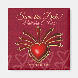 Love Excitement Save the Date Magnet