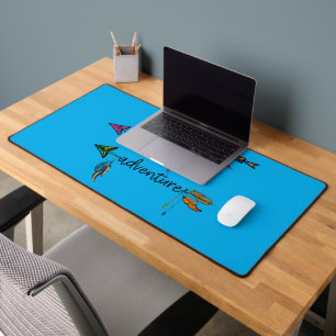 Love Explore Adventure Arrow Tribal Boho Design Desk Mat