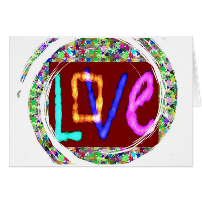 LOVE expression : Now Rise in LOVE n go expand it Cards (Front Horizontal)