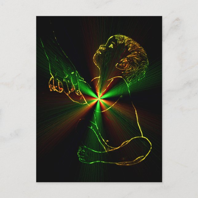 Love, faith, hope postcard (Front)