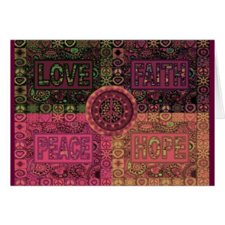 Love - Faith - Peace - Hope Cards