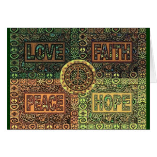 Love - Faith - Peace - Hope Cards