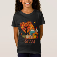Love fall gnomes Glam halloween pumpkin grandma