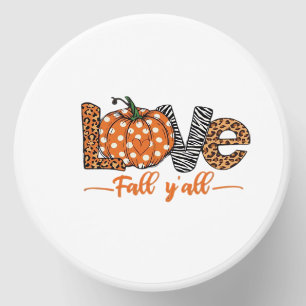 LOVE Fall Y'all Leopard Print Pumpkin Trendy Aut Mini Candle Favors