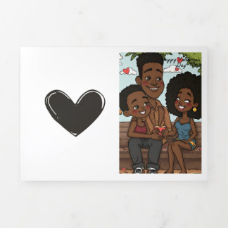 Love - Family Tri-Fold Holiday Card