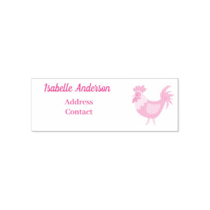 Love Farm Rooster Self-inking Stamp