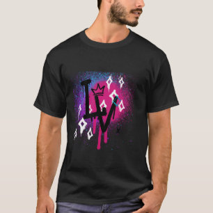 LoVe Fashion, LoVe design, Spray Paint Graphic, pu T-Shirt