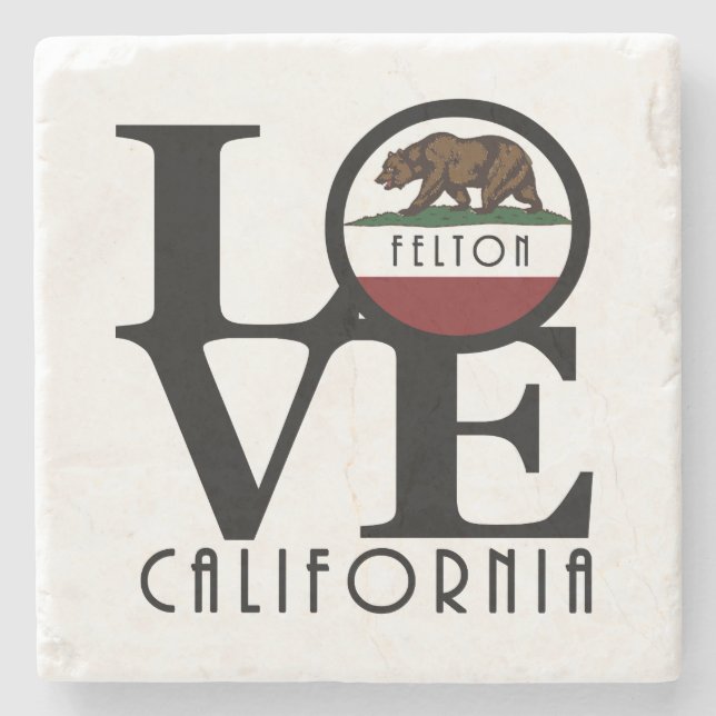 LOVE Felton Stone Coaster (Front)