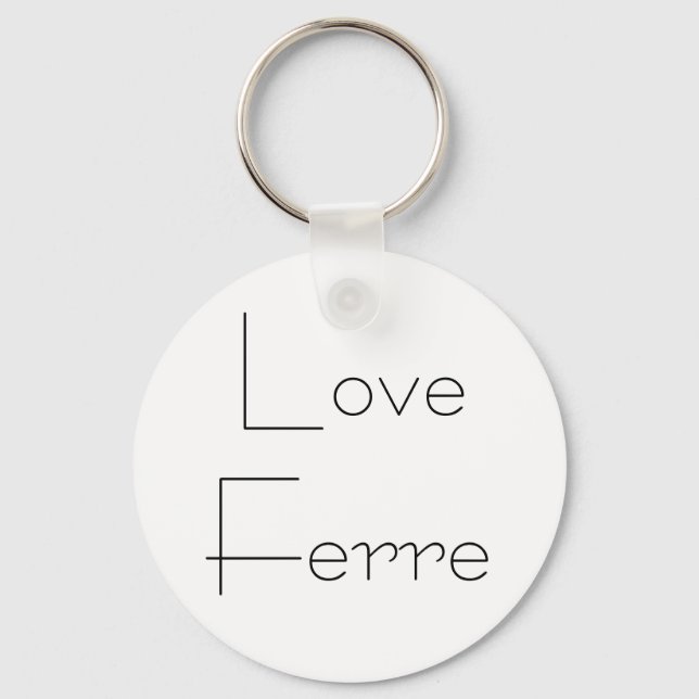 Love Ferre Keychain (Front)
