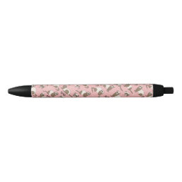 Love Ferrets - Pink Black Ink Pen