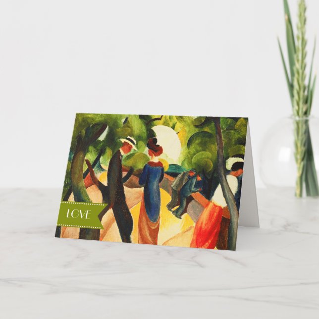 Love. Fine Art Valentine's Day Holiday Card (Front)