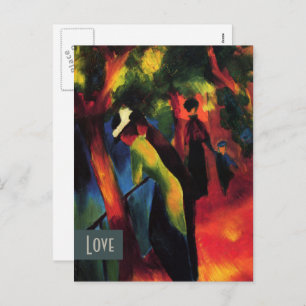 Love. Fine Art Valentine's Day Holiday Postcard