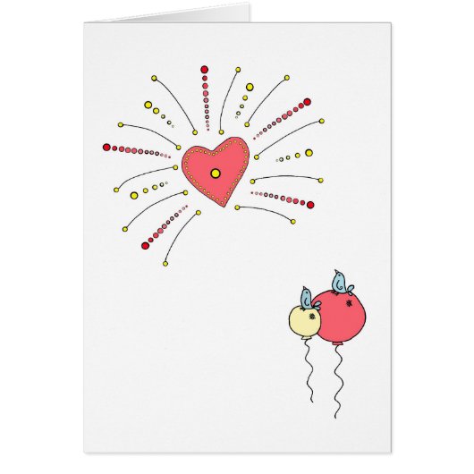Love Fireworks, Blank Cards (Front)