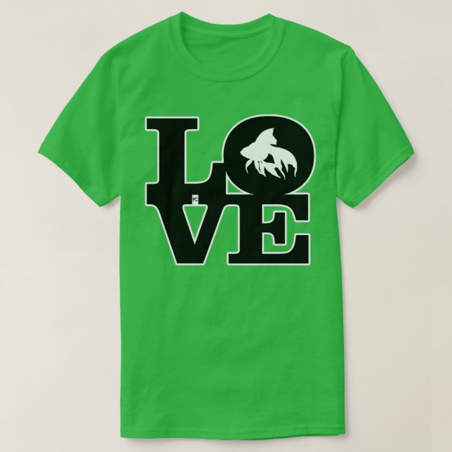 Love Fish Classic TShirt (Design Front)