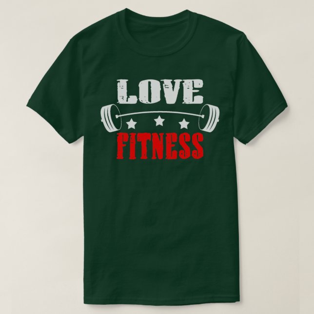 Love Fitness Loves wellness TS T-Shirt (Design Front)