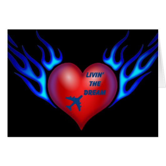 Love Flames Cards (Front Horizontal)