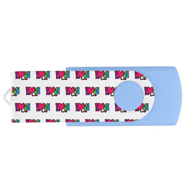 Love  flash drive (Back)