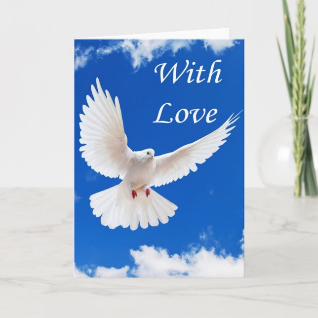 Love flies in card (Front)