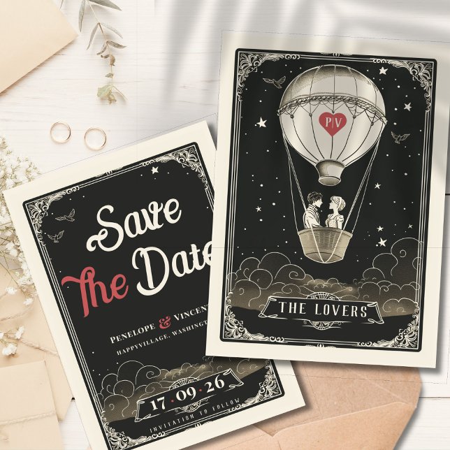 Love Flight Wedding Save the Date Invitation (Creator Uploaded)