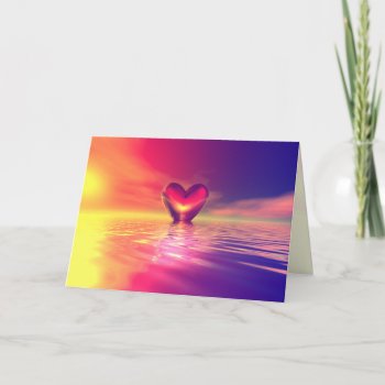 Love Floats Holiday Card by Peerdrops at Zazzle